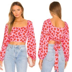 Sanctuary Going Solo Crop Tie Top